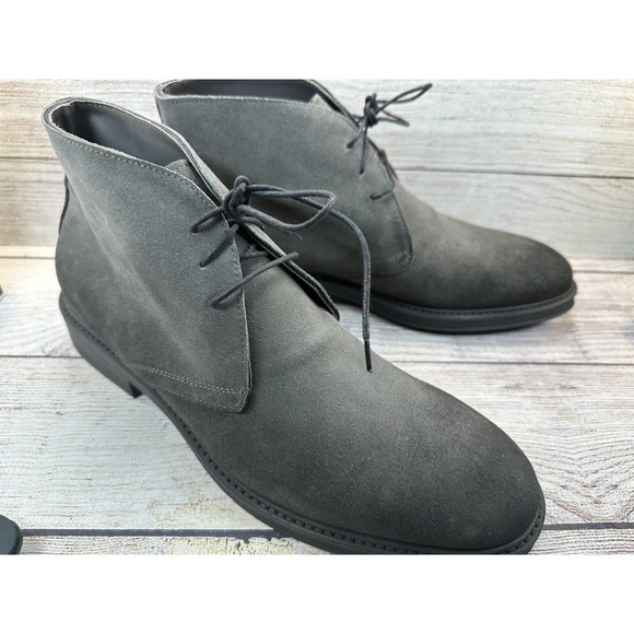 To Boot New York Adam Derrick Men\'s Gray Suede Chukka Boots Size 11 *NEVER WORN*